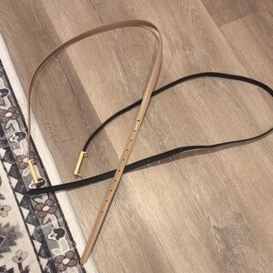 Chic Tan and Black Women's Belt